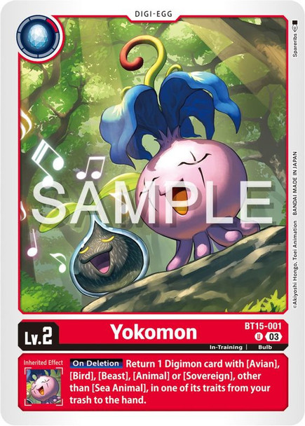 BT15-001: Yokomon (Exceed Apocalypse Box Promotion Pack)