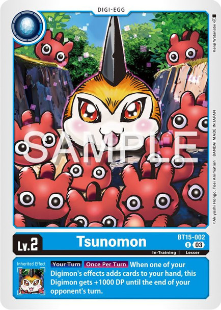BT15-002: Tsunomon (Exceed Apocalypse Box Promotion Pack)
