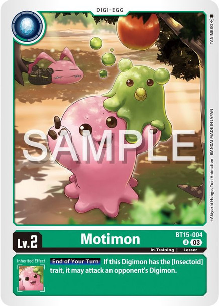 BT15-004: Motimon (Exceed Apocalypse Box Promotion Pack)