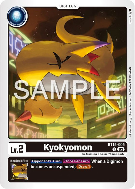 BT15-005: Kyokyomon (Exceed Apocalypse Box Promotion Pack)