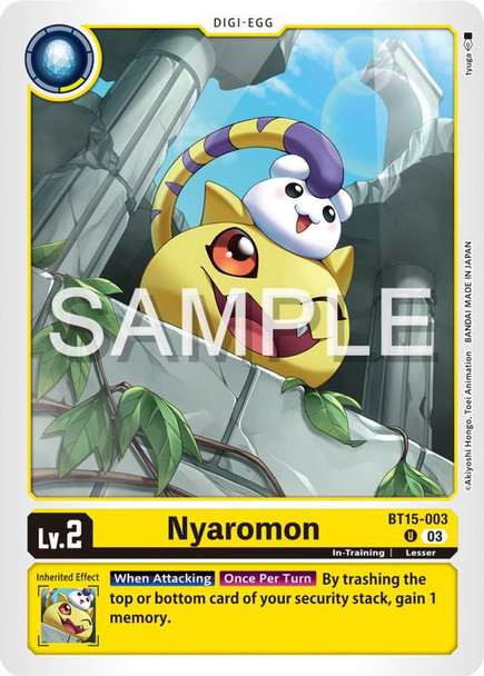 BT15-003: Nyaromon (Exceed Apocalypse Box Promotion Pack)