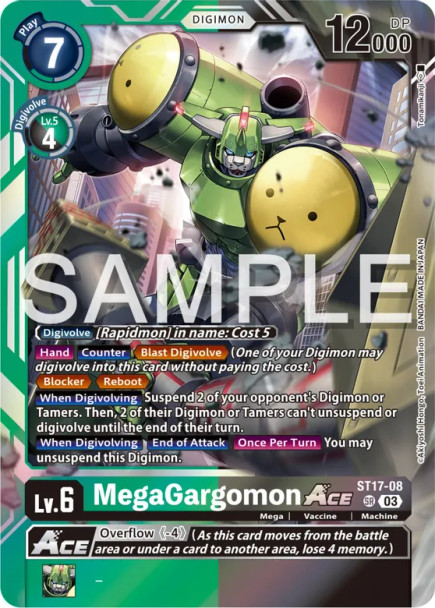 ST17-08: MegaGargomon Ace