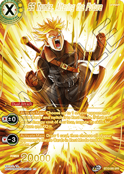 BT13-093: SS Trunks, Altering the Future (SPR)