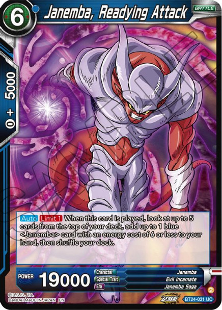BT24-031: Janemba, Readying Attack