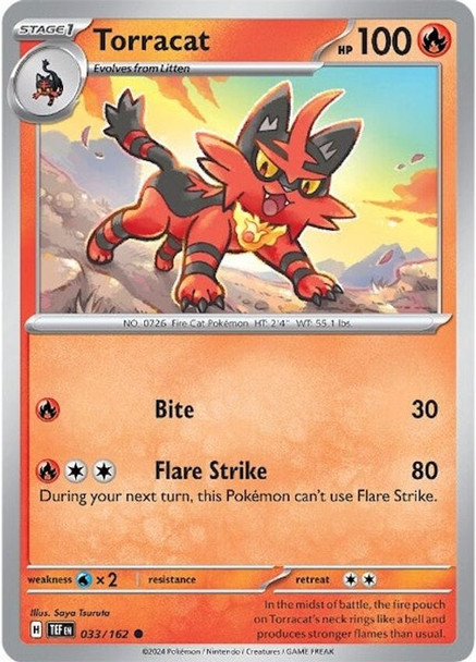 SV05-033/162: Torracat (Reverse Holo)