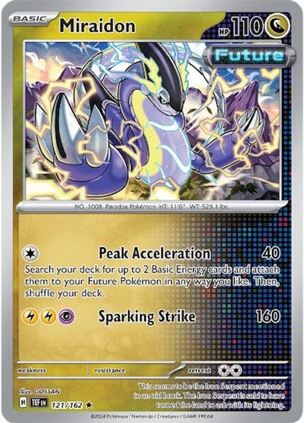 SV05-121/162: Miraidon (Reverse Holo)