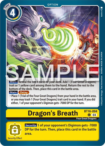 BT16-094: Dragon's Breath