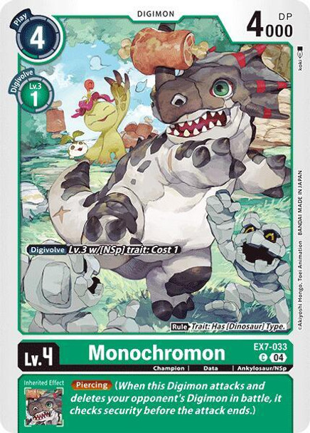 EX7-033: Monochromon