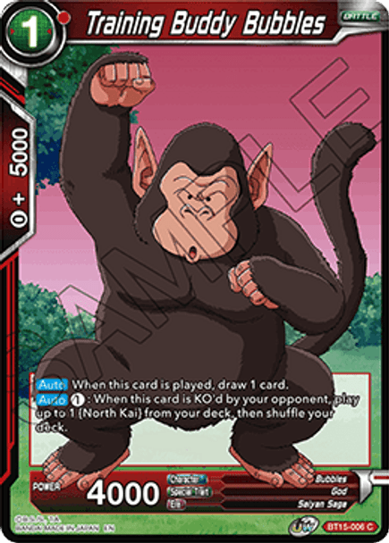 BT15-006: Training Buddy Bubbles (Foil)