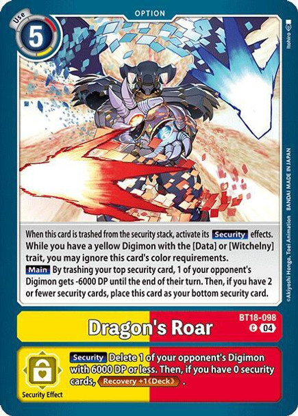 BT18-098: Dragon's Roar