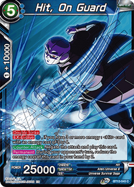 BT15-045: Hit, On Guard (Foil)