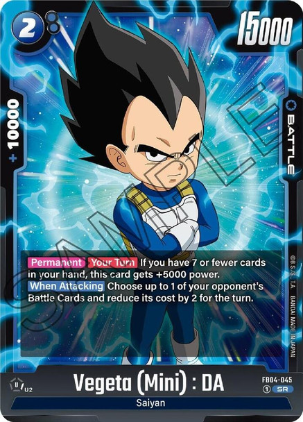 FB04-045: Vegeta (Mini) : DA