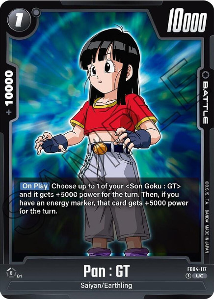 FB04-117: Pan : GT