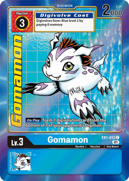 EX1-012: Gomamon Alternate Art