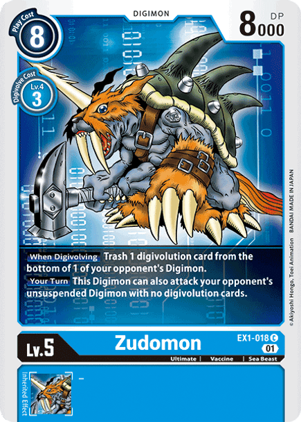 EX1-018: Zudomon