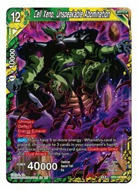 BT09-137: Cell Xeno, Unspeakable Abomination (Mythic Booster Print) (Foil)