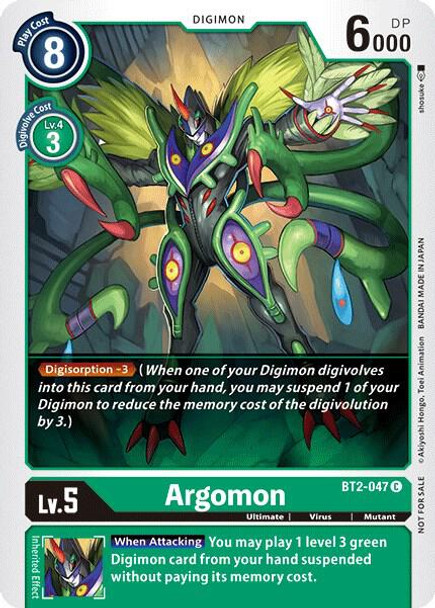 BT2-047: Argomon (Official Tournament Pack Vol.2)