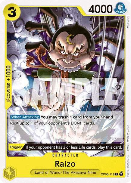 OP06-112: Raizo