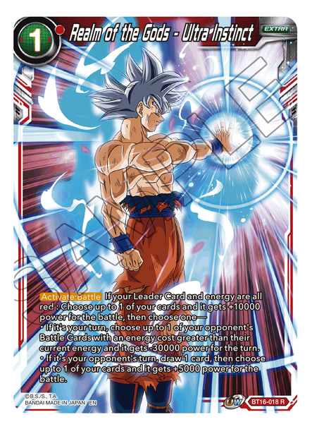 BT16-018: Realm of the Gods - Ultra Instinct