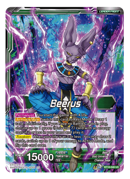 BT16-046: Beerus // Beerus, Victory at All Costs