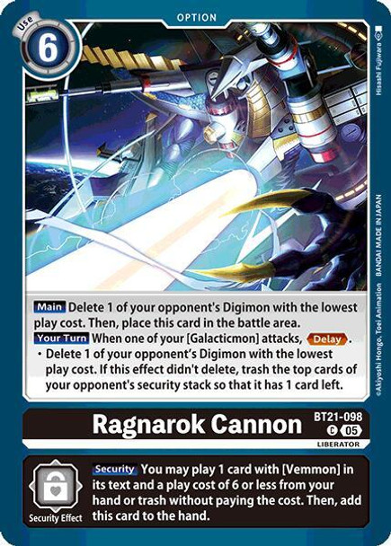 BT21-098: Ragnarok Cannon