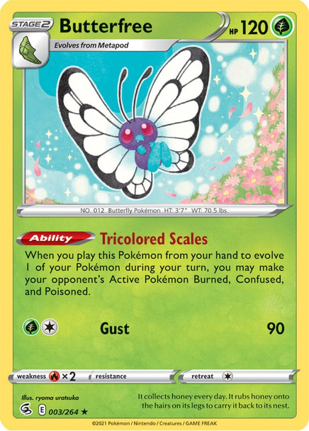 SWSH08-003/264: Butterfree (Holo)