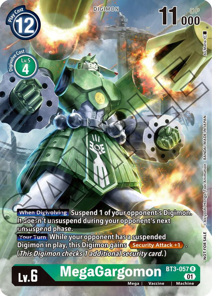 BT3-057: MegaGargomon (Tamer's Card Set 1)