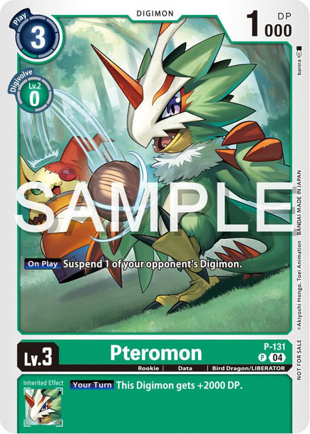 P-131: Pteromon (Digimon Liberator Promotion Pack)