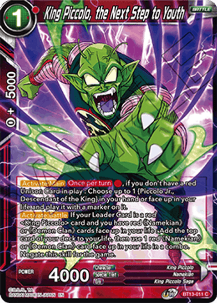 BT13-011: King Piccolo, the Next Step to Youth (Foil)