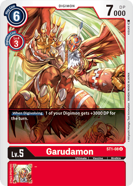 ST1-08: Garudamon