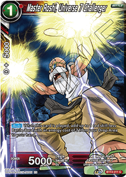 BT14-011: Master Roshi, Universe 7 Challenger (Foil)