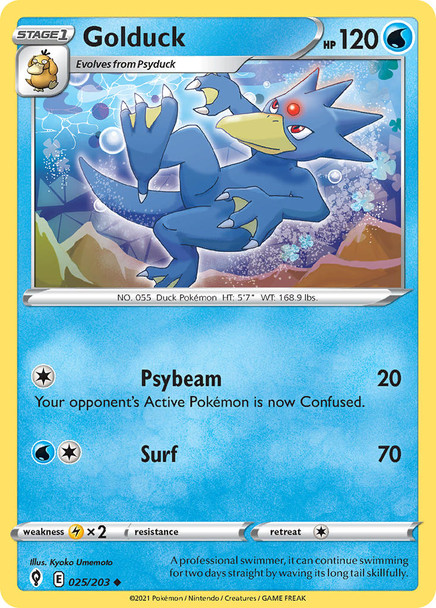 SWSH07-025/203: Golduck