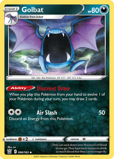 SWSH05-090/163: Golbat