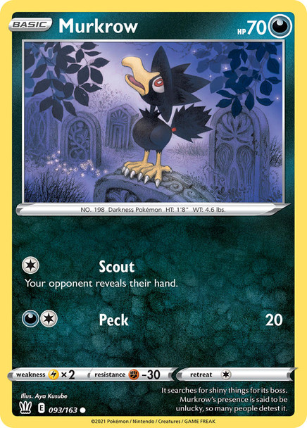 SWSH05-093/163: Murkrow