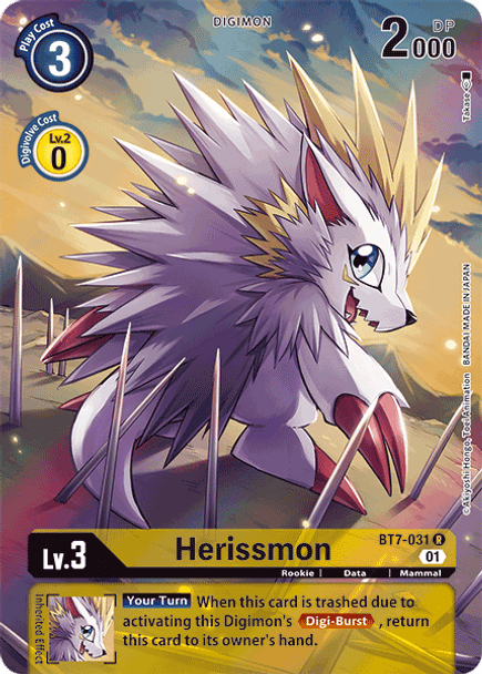 BT7-031: Herissmon (Alternate Art)