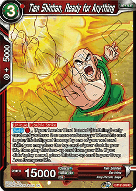 BT12-009: Tien Shinhan, Ready for Anything