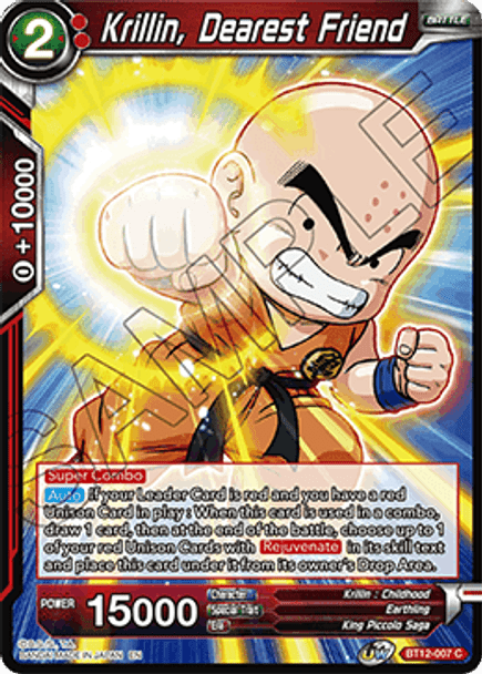 BT12-007: Krillin, Dearest Friend (Foil)