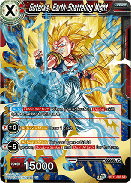 BT11-003: Gotenks, Earth-Shattering Might