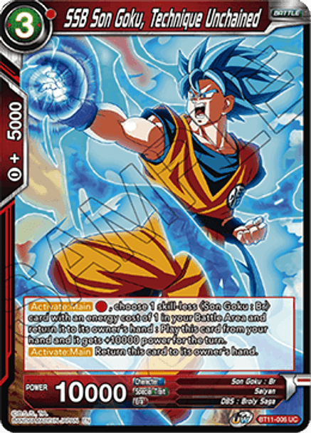 BT11-006: SSB Son Goku, Technique Unchained