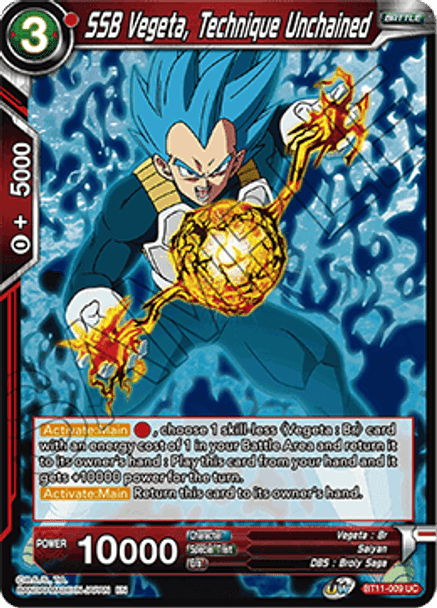 BT11-009: SSB Vegeta, Technique Unchained