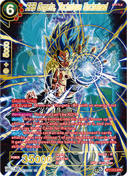 BT11-012: SSB Gogeta, Technique Unchained (SPR)