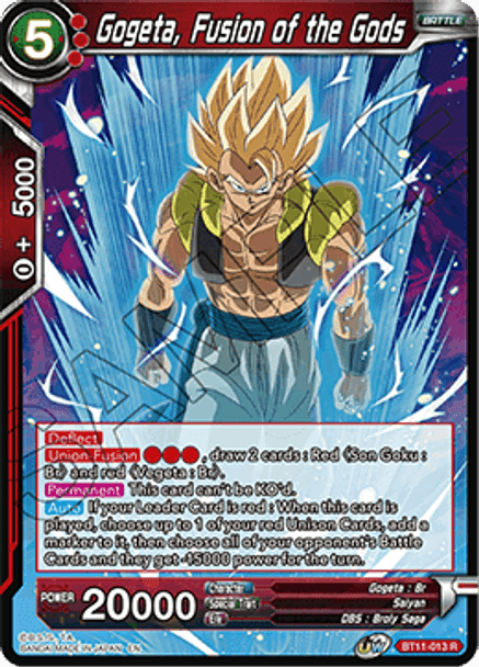 BT11-013: Gogeta, Fusion of the Gods