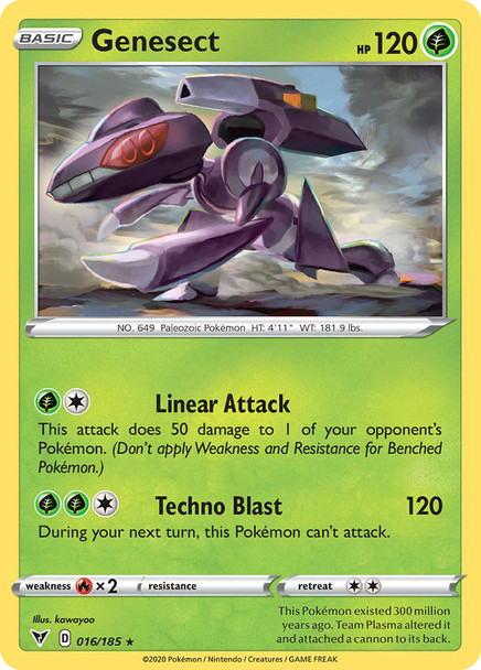 SWSH04-016/185: Genesect (Reverse Holo)