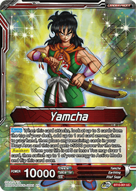 BT10-001: Yamcha // Yamcha, Supersonic Striker