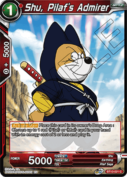 BT10-021: Shu, Pilaf's Admirer