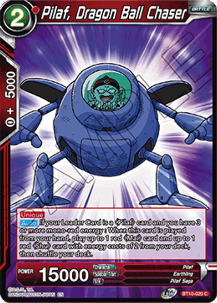 BT10-020: Pilaf, Dragon Ball Chaser (Foil)