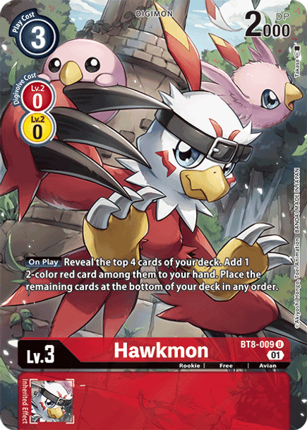 BT8-009: Hawkmon (Alternate Art)