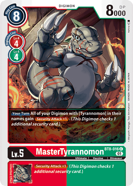 BT8-016: MasterTyrannomon