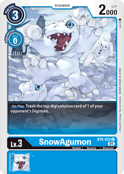 BT8-022: SnowAgumon