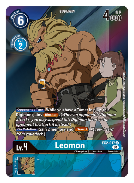 EX2-017: Leomon (Alternate Art)